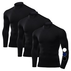 ARMEDES 男款HEAT刷毛發熱高領內衣上衣 AR-25 3件組