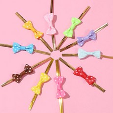 abm 緞帶麵包束帶 100入, 隨機出貨, 3個