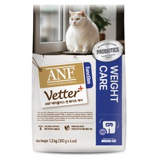 ANF 베터플러스 캣 기능성 사료, 다이어트+장건강, 1.2kg, 1개