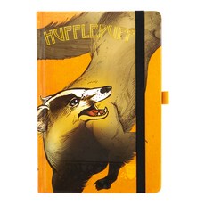 Harry Potter 哈利波特 赫夫帕夫學院高級A5筆記本 14 x 2 x 21cm 364g, HARRY POTTER HUFFLEPUFF, 1本