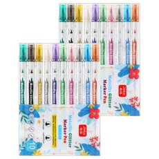 DOnG-A Pms JIMIAO 金屬閃粉麥克筆, 10色, 2個