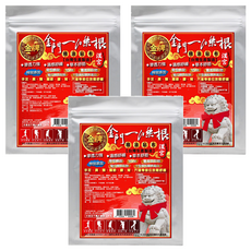 金牌金門一條根 漢宮 金門ㄧ條根葡萄糖胺超大精油貼布 強效型, 3包, 1組