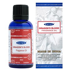 NAG CHAMPA KOREA 線香香氛精油, 1個, 龍血, 25ml