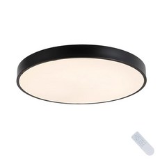 Honey Comb 北歐馬卡龍LED25W調光調色臥室吸頂燈，七種顏色選擇，簡約現代風格，節能護眼, 1入, 黑色