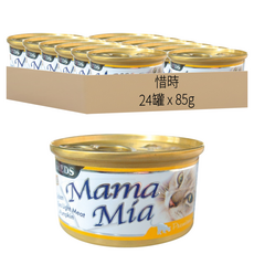 惜時 MamaMia 貓餐罐, 雞肉 + 白身鮪魚 + 南瓜, 85g, 24罐