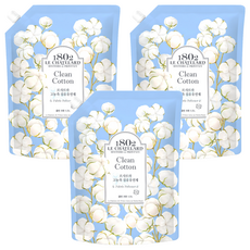 1802 LE CHATELARD 高濃縮纖維柔軟精 清新棉花 補充包, 1.5L, 3個