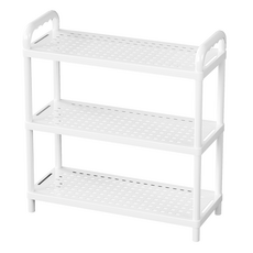 HABITY 3層收納架鞋櫃, 白色, 1個