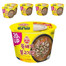 오뚜기 뚝배기 불고기밥 컵밥, 320g, 6개