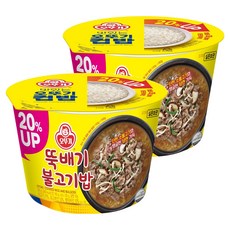 오뚜기 뚝배기 불고기밥 컵밥, 320g, 2개