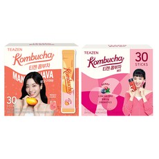 티젠 콤부차 망고구아바 30p + 베리 30p, 5g, 1세트