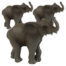 papo 野生動物幼年非洲象公仔模型, 3個