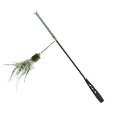 AmyCarol 狩獵系列 逗貓棒, 灰色, 1支