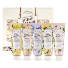 KWAILNARA Scent Dreamer系列 護手霜禮盒 含維他命E、乳木果油和椰子油 80g方便攜帶, 1組