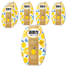 ST 雞仔牌 部屋消臭力 芳香消臭劑-西西里檸檬，400ml，玄關/客廳用, 6瓶