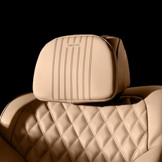 아임반 2열 차량용 목쿠션 H라인, 피칸브라운, 1개