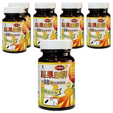 BioBank 大金宏醫 全新B群88種蔬果酵素升級版，含酵母萃取，鳳梨酵素，蔬果精華, 30顆, 6瓶