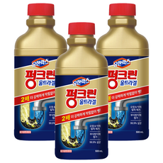 Funkrin 超強力凝膠排水管清潔劑, 500ml, 3個