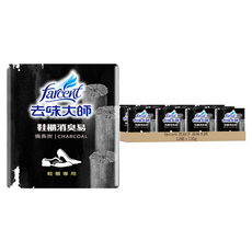 farcent 花仙子 去味大師 鞋櫃消臭易 備長炭 2個, 120g, 12組