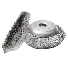 World Clean 除鏽不鏽鋼半杯型鋼絲刷 100mm, 2個