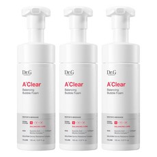 Dr.G aclea 平衡泡沫泡沫, 3個, 150ml