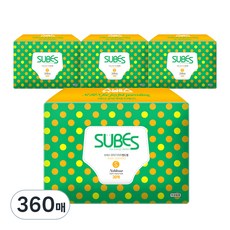 SUBES Noblesse尿布男女童通用 中型 6~11kg 褲型, 小型(S), 360張