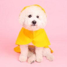 AWESOME KIDZ 狗狗斗篷雨衣, 黃色