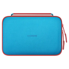 HAGiBiS 海備思 Switch隨行收納包 900D牛津布 EVA材質 耐磨防摔 輕快出行, SWB01-RB, 紅色 + 藍色, 1個