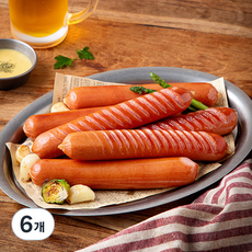 포크 소시지, 450g, 6개