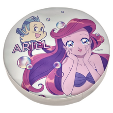 收納王妃 可調式滾輪圓椅, 小美人魚, 1個