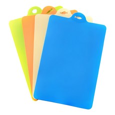 inomata 可彎曲大砧板, 灰色 + 藍色 + 橙色 + 綠色, 1組