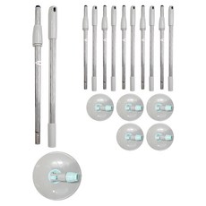 Queen Maru 不鏽鋼拖把桿, 6個