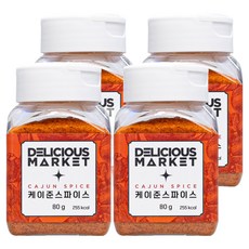 딜리셔스마켓 케이준 스파이스, 80g, 4개