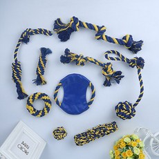 DING DONG PET 寵物斯凱線球玩具9件組, 混合顏色, 1套