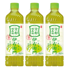 SunTORY 三得利 伊右衛門 綠茶飲料, 600ml, 3瓶