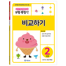 기탄영역별수학 도형측정편 2과정 비교하기:영역별 반복집중학습 프로그램, 수학, 초등 저학년/2과정