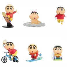 52TOYS 日常系列2 蠟筆小新公仔 一中盒 6個, 1套