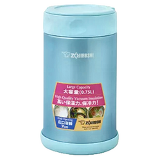 ZOJIRUSHI 象印 不鏽鋼真空燜燒杯, 粉藍色, 750ml, 1個