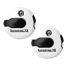 Zio-Biz 高爾夫傳球手2套組 /高爾夫熱櫃檯櫃檯計數器櫃檯櫃檯式產品圓形設備高爾夫供應, 白色, 2個