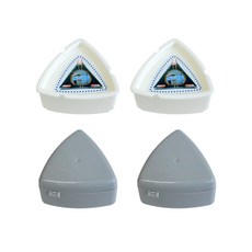 kitchen U 三角飯糰模具2件組, 混合色, 1套