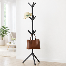 에브라잇 스탠드 행거 옷걸이, 블랙