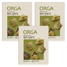 ORGA WHOLE FOODS 糙米炸海苔脆片, 40g, 3個