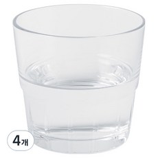 다회용 플라스틱 소주컵 65ml, 4개, 10개입