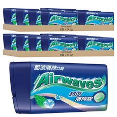 Airwaves 超涼薄荷錠, 24.3g, 16盒