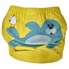 ZOOCCHiNi 尿布褲 游泳用 男女通用 海豹, 12~24M, 2件