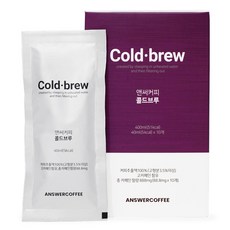 冷萃咖啡濃縮液飲隨身包, 40ml, 10包, 1盒