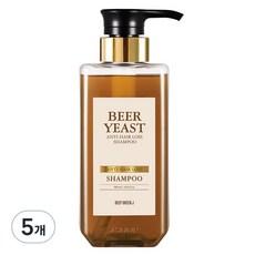 딥그린제이 맥주효모 탈모증상완화 샴푸, 500ml, 5개