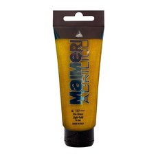 MaIMeRI 美利 壓克力顏料 MA-0916137 137 金屬色 淺金 LIGHT GOLD, 75ml, 1色