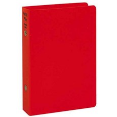 Raymay 藤井 袖珍收納夾 6孔, 紅色, 1本