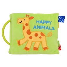 Ed.Inter 布書 快樂動物，日本知名插畫家繪製，多種互動機關設計, HAPPY ANIMALS