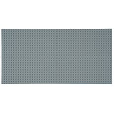 Papatoy 大型樂高用薄型基本積木底板 32x64格, 灰色, 1個